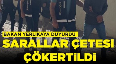 Bakan Yerlikaya duyurdu: Sarallar örgütü çökertildi