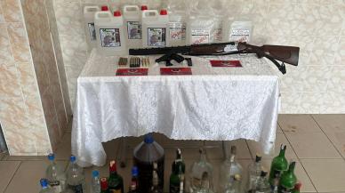 100 bin TL değerinde sahte içki ele geçirildi