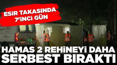 'İnsani ara' 7. gününde: Hamas 2 rehineyi daha serbest bıraktı