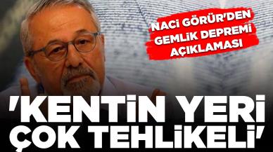 Naci Görür'den Gemlik depremi açıklaması: 'Kentin yeri çok tehlikeli'