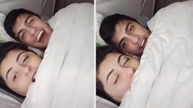 TikTok’ta yatakta yayın açan çift ilk kez konuştu!