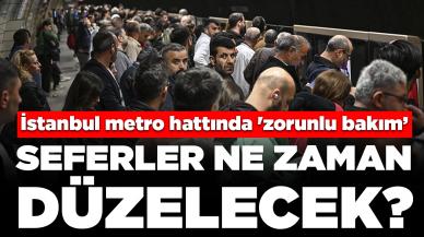 Üsküdar-Samandıra Metro Hattı'nda 'zorunlu bakım': Seferler ne zaman düzelecek?
