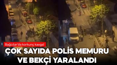 Bağcılar'da husumetliler arasındaki gerginliği polis zor ayırdı: Çok sayıda memur yaralandı