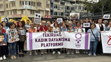 Tekirdağlı kadınlar Narin için toplandı, kız çocuklarına uygulanan saldırıları protesto etti