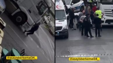 İstanbul Bayrampaşa'da feci kaza: Karşıdan karşıya geçmek isterken kamyonun altında kaldı