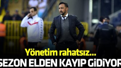 Fenerbahçe'de sezon elden kayıp gidiyor! Yönetim rahatsız, Vitor Pereira baskısı var