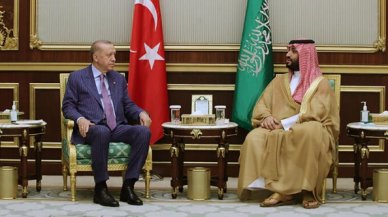 Cumhurbaşkanı Erdoğan, Suudi Arabistan Veliaht Prensi Selman ile görüştü