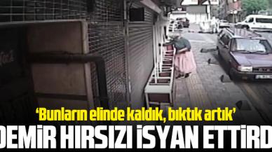 Esenler'de demir hırsızları esnafı isyan ettirdi