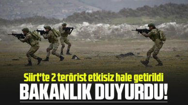 Siirt'te 2 terörist etkisiz hale getirildi