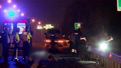 Beykoz'da otomobil motosiklete çarptı: 2 ölü