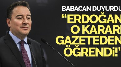 Ali Babacan: Erdoğan paradan 6 sıfır atılacağını gazetelerden öğrendi
