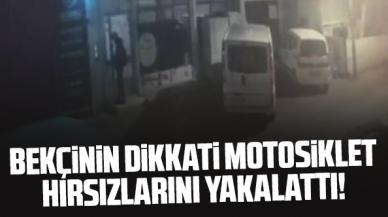 Maltepe'de bisiklet hırsızı bekçilerin dikkatiyle yakalandı