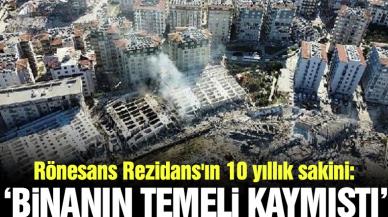 Rönesans Rezidans'ın 10 yıllık sakini: Binanın temeli kaymıştı, koridorda çatlak vardı