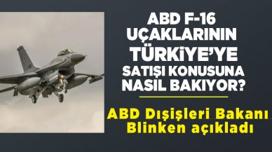 ABD'den Türkiye'ye F-16 satışı açıklaması