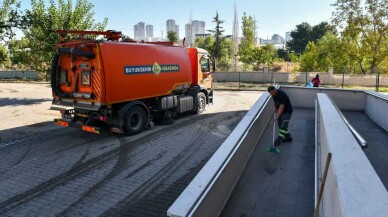 Ankara Büyükşehir Belediyesi hafta sonunda 48 okulu temizledi
