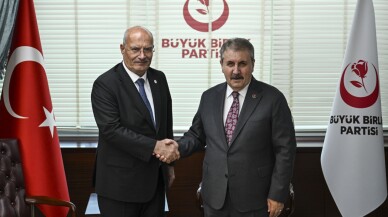 BBP Genel Başkanı Destici, ATO Başkanı Baran ile görüştü