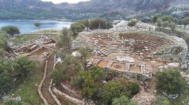 Amos Antik Kenti'nin tiyatrosu restore edilecek