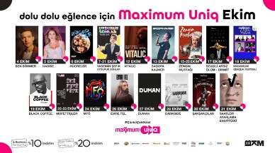 Maximum Uniq'de eğlence Ekim ayında tüm hızıyla devam edecek