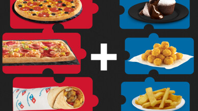 Domino’s’tan kafana göre seç, Sadece 100 TL’ye kendi menünü yarat!