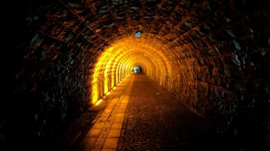 Bu tünelin sonunu görünce nefesiniz kesilecek!