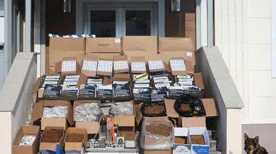 2 bin 56 altın sikke ile kaçak tütün mamulleri ele geçirildi