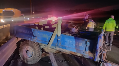 Afyonkarahisar'da tırın traktöre çarptığı kazada 1 kişi öldü