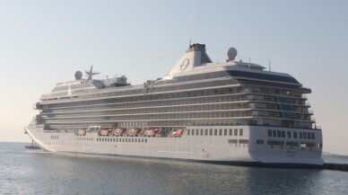 Alanya'ya kruvaziyerle 1209 turist geldi