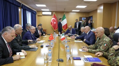 Bakan Güler, İtalya Savunma Bakanı Crosetto ile görüştü