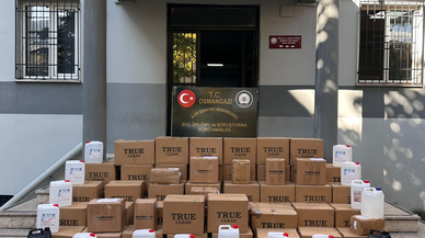 Bursa'da 1140 litre etil alkol ele geçirildi