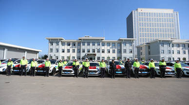 Bursa'da emniyet teşkilatına 235 yeni araç tahsis edildi
