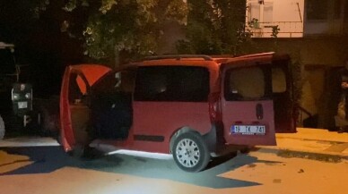 Çorum'da park halindeki araç kundaklandı