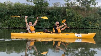 Edirne Valisi Yunus Sezer, Arda ve Meriç nehirlerinde kürek çekti