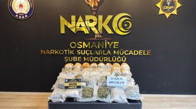Osmaniye'de otomobilde 33 kilo 400 gram sentetik uyuşturucu ele geçirildi