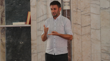 Samsun'da cuma hutbesi farkındalık için işaret diliyle anlatıldı