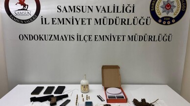 Samsun'da uyuşturucu operasyonunda 2 kişi yakalandı