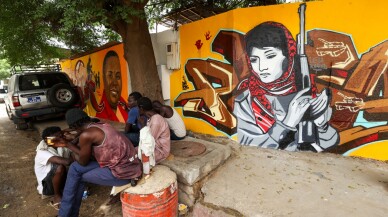 Senegalli sanatçılar, grafitileriyle Filistin'e destek veriyor