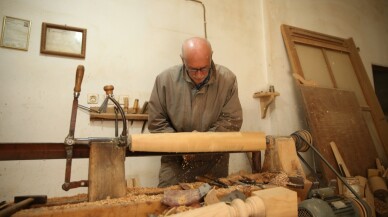 "Yılın ahisi" Ali usta yarım asırdır ahşaba şekil veriyor