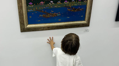 Küçük ressamdan güldüren diyalog