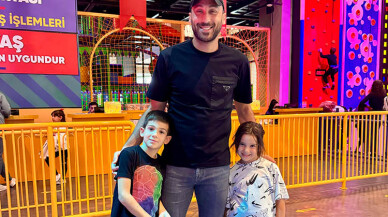 Cenk Tosun çocuklarla bayram eğlencesinde