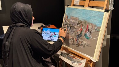 "Filistin'in Renkleri" sergisi Çamlıca Camii'nde