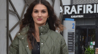 Gizem Güneş set molasında alışverişte