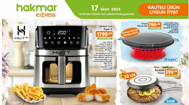Hakmar'a Cam Kapaklı Airfryer Geliyor! 17 Ekim'den itibaren satışta