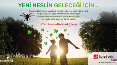 Kelebek Kids ile Alışverişler Ağaç Tohumuna Dönüşüyor