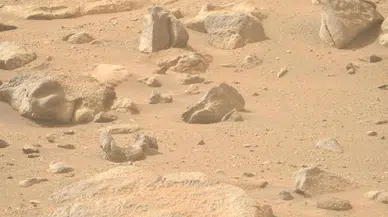 Mars'ta insan yüzüne benzeyen ürkütücü keşif