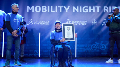 Kazuhiko Kanno, paralimpik bisiklette Guinness Dünya Rekoru kırdı