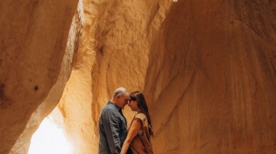 Burak Sergen ve Gizem Sergen'den romantik anlar