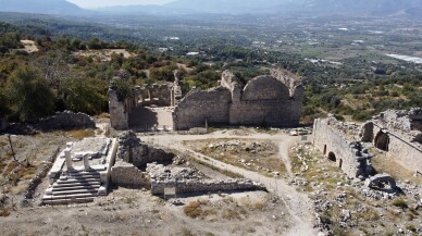 Tlos Antik Kenti'nde meclis binası, 2 hamam ve tapınak restore edilecek