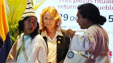 Almanya, Kolombiya'dan götürülen 3 tarihi eseri iade etti