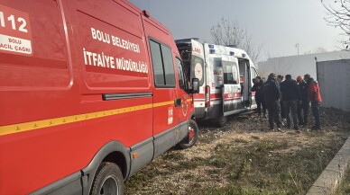 Atık su kuyusuna düşen belediye personeli yaralandı