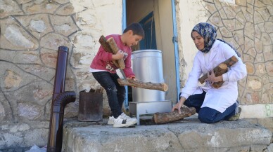 Beyza öğretmen, ara tatilini köydeki ana sınıfını güzelleştirerek değerlendirdi